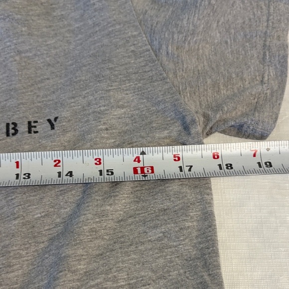 Obey Heather Gray Short Sleeve Tee - Picture 4 of 6